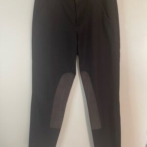 GAP women’s pants size 8 skinny faux suede patch riding and equestrian 2011
